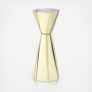 Belmont Faceted Double Jigger