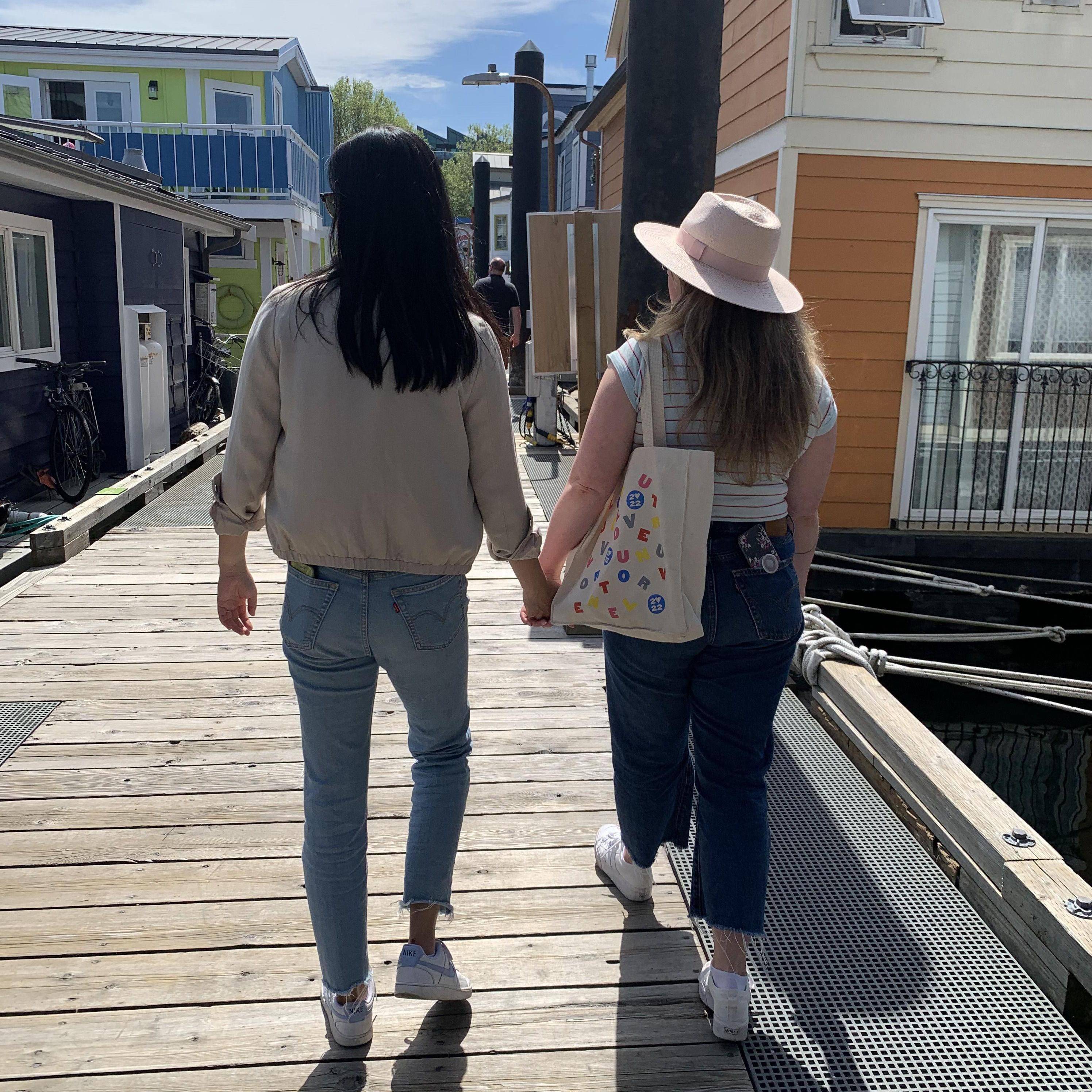 Exploring Fisherman's Wharf in Victoria