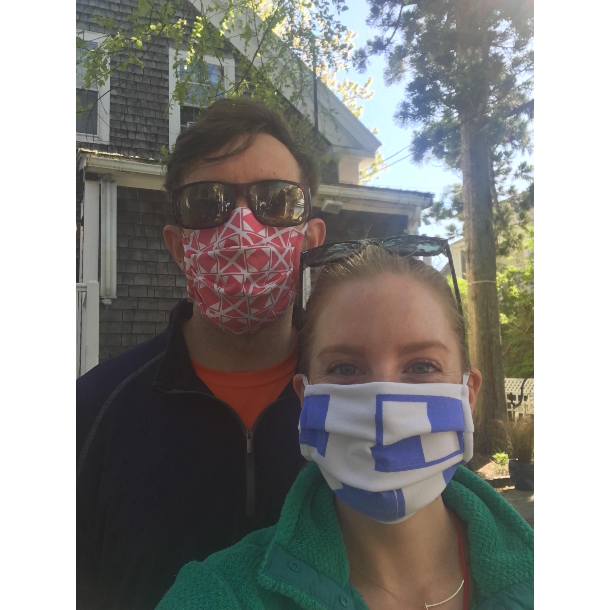 Aaaaaand then a massive once-in-a-hundred-years pandemic hit and we moved in together in Chatham!