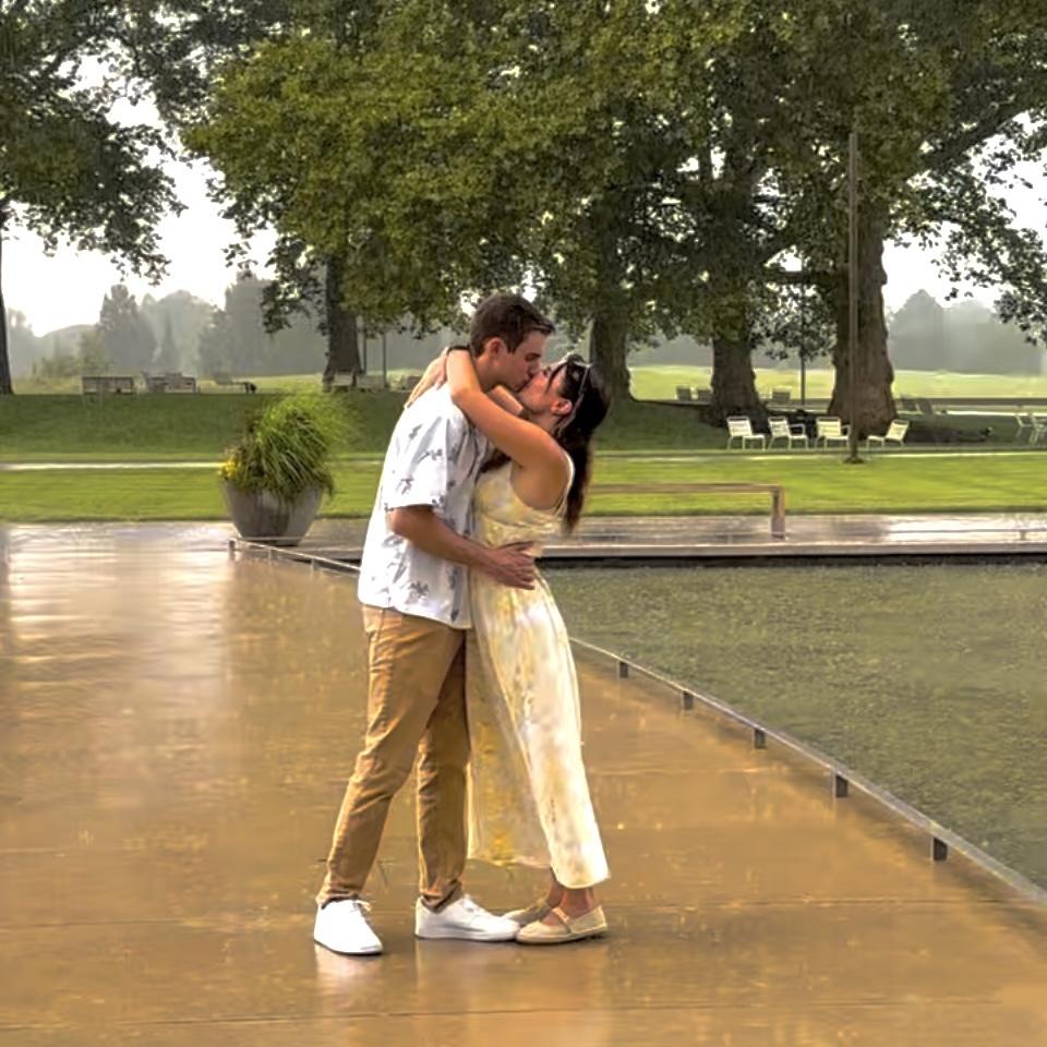 Even had a romantic moment dancing in the rain as we soaked up every second of the day