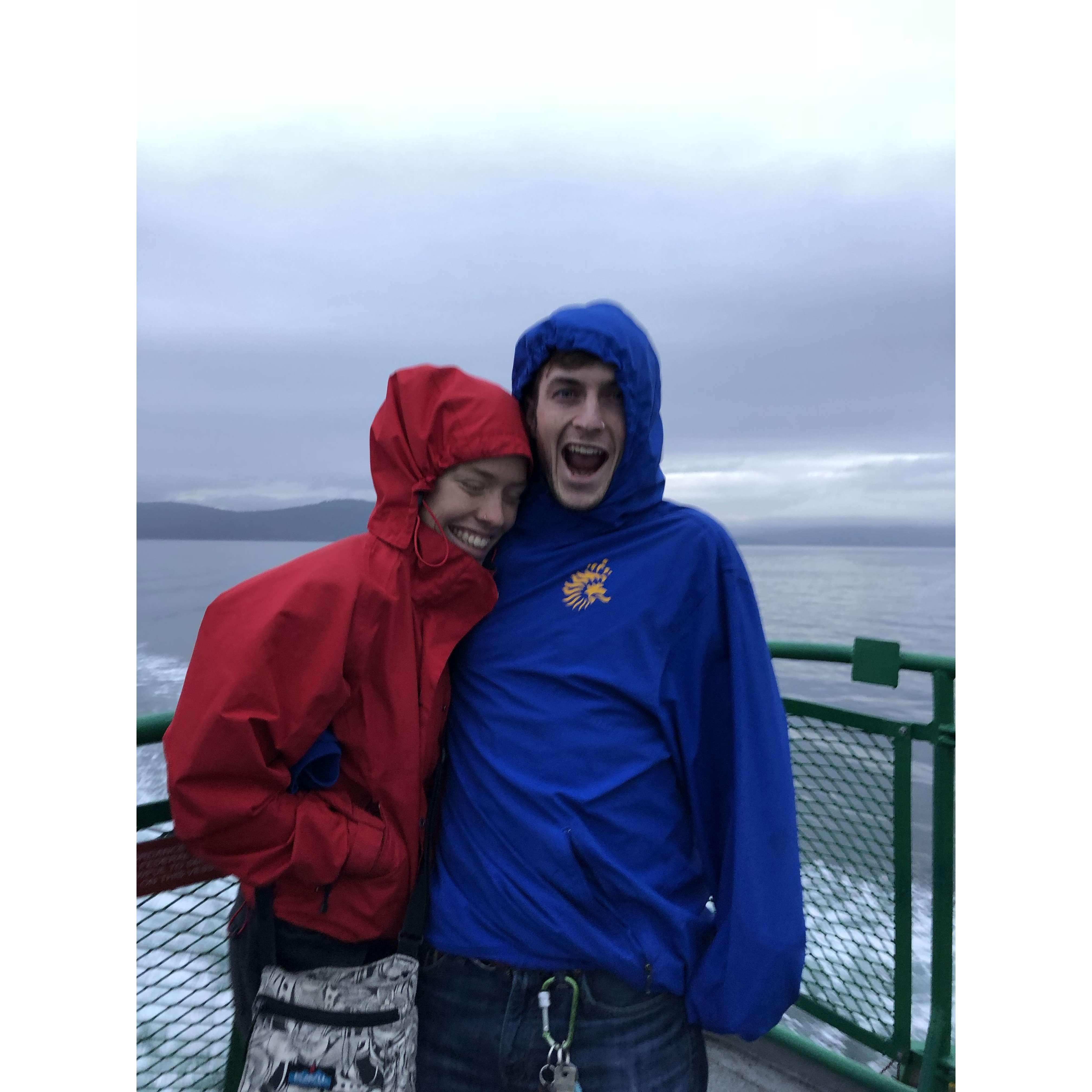 Angie (Sam's mom) came to visit. We went to the San Juan Islands!