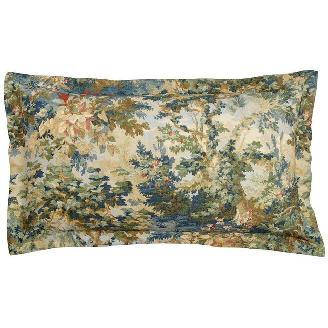 Greenwood Percale Sham, Green, King