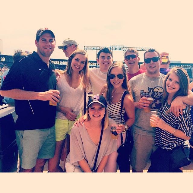 We were friends long before we started dating - this is Lauren's 22nd birthday in Denver