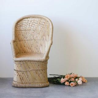 Handwoven Bamboo and Rope Chair
