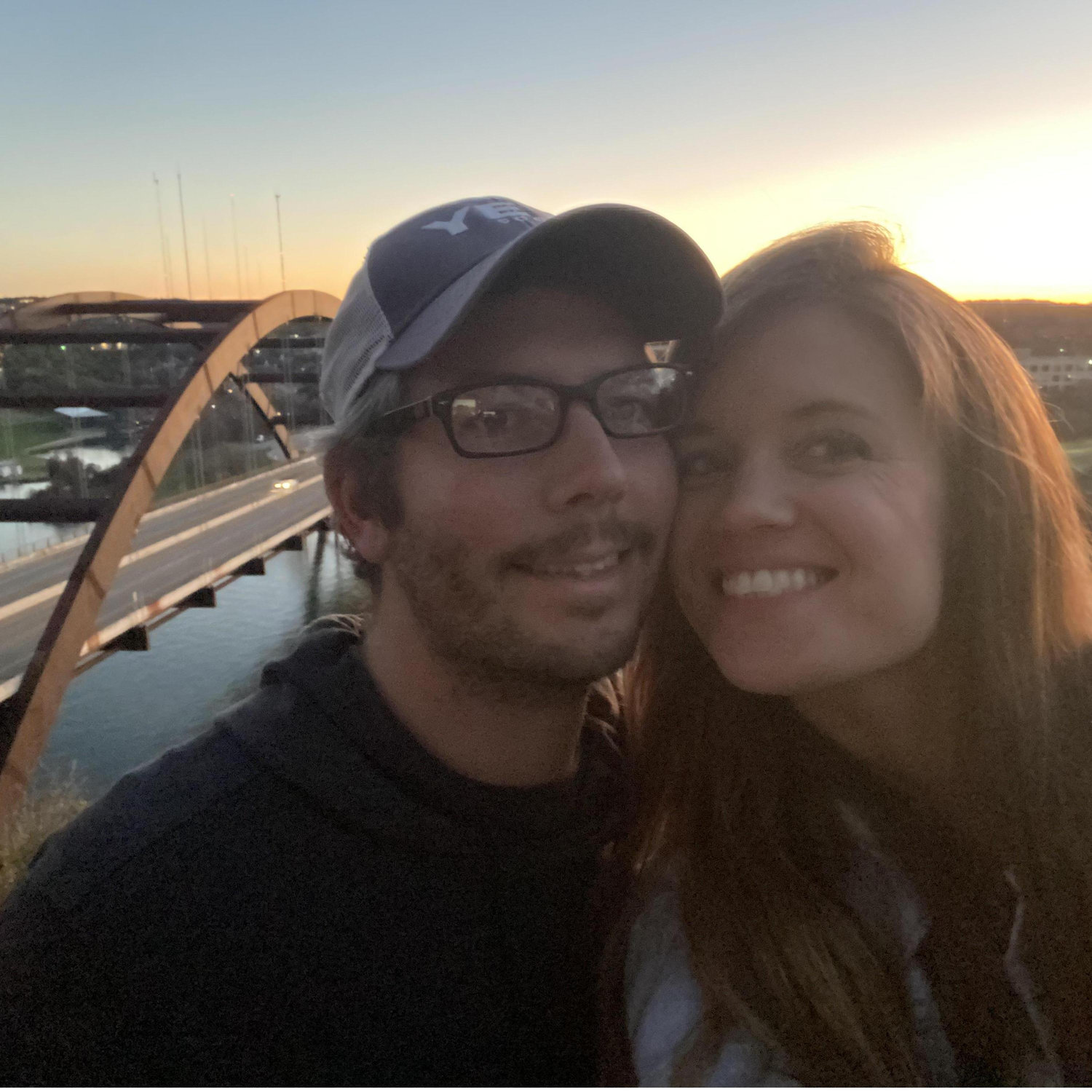 Sunset at the 360 bridge