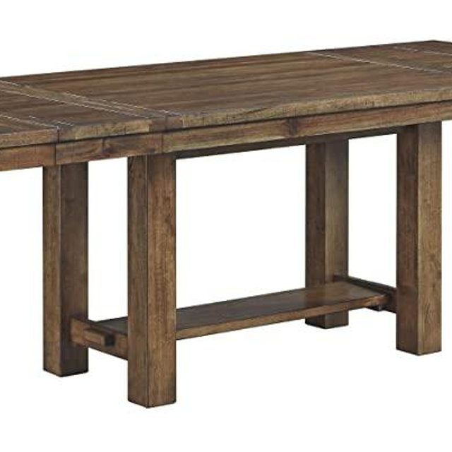 Signature Design by Ashley Dining Room Table, Moriville, Grayish Brown