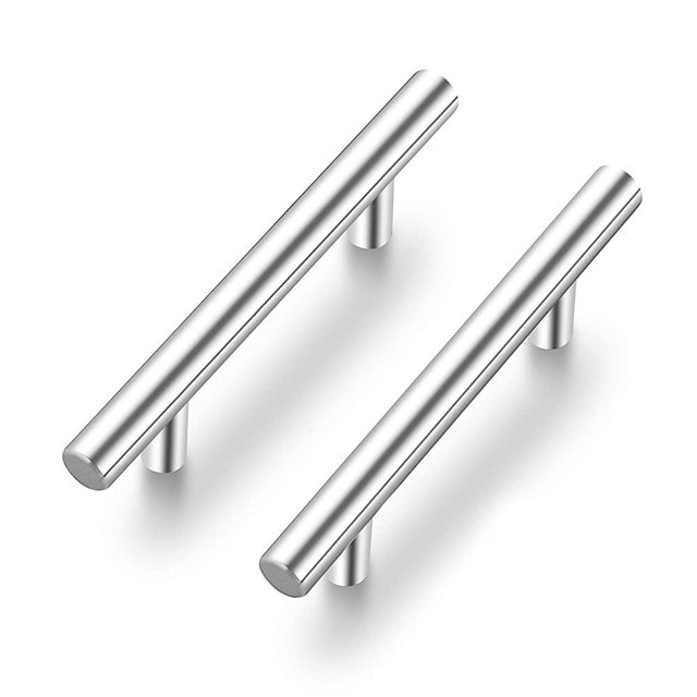 Ravinte 30 Pack 5'' Cabinet Pulls Brushed Nickel Stainless Steel Kitchen Drawer Pulls Cabinet Handles 3" Hole Center