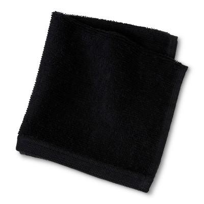 Everyday Solid Washcloth Black - Room Essentials™