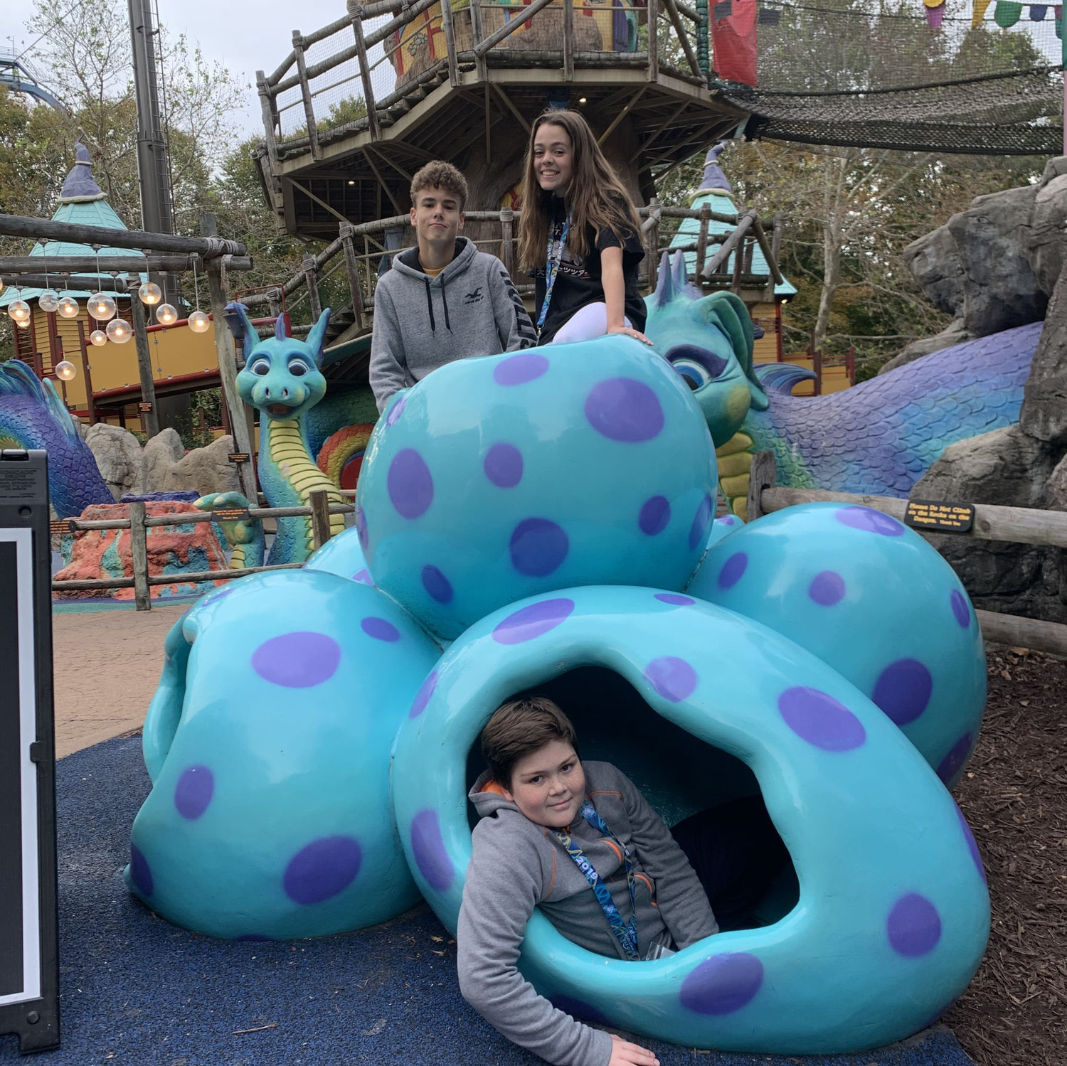 Our first date! With Briana's family of course since we were babies. Oct 2019.