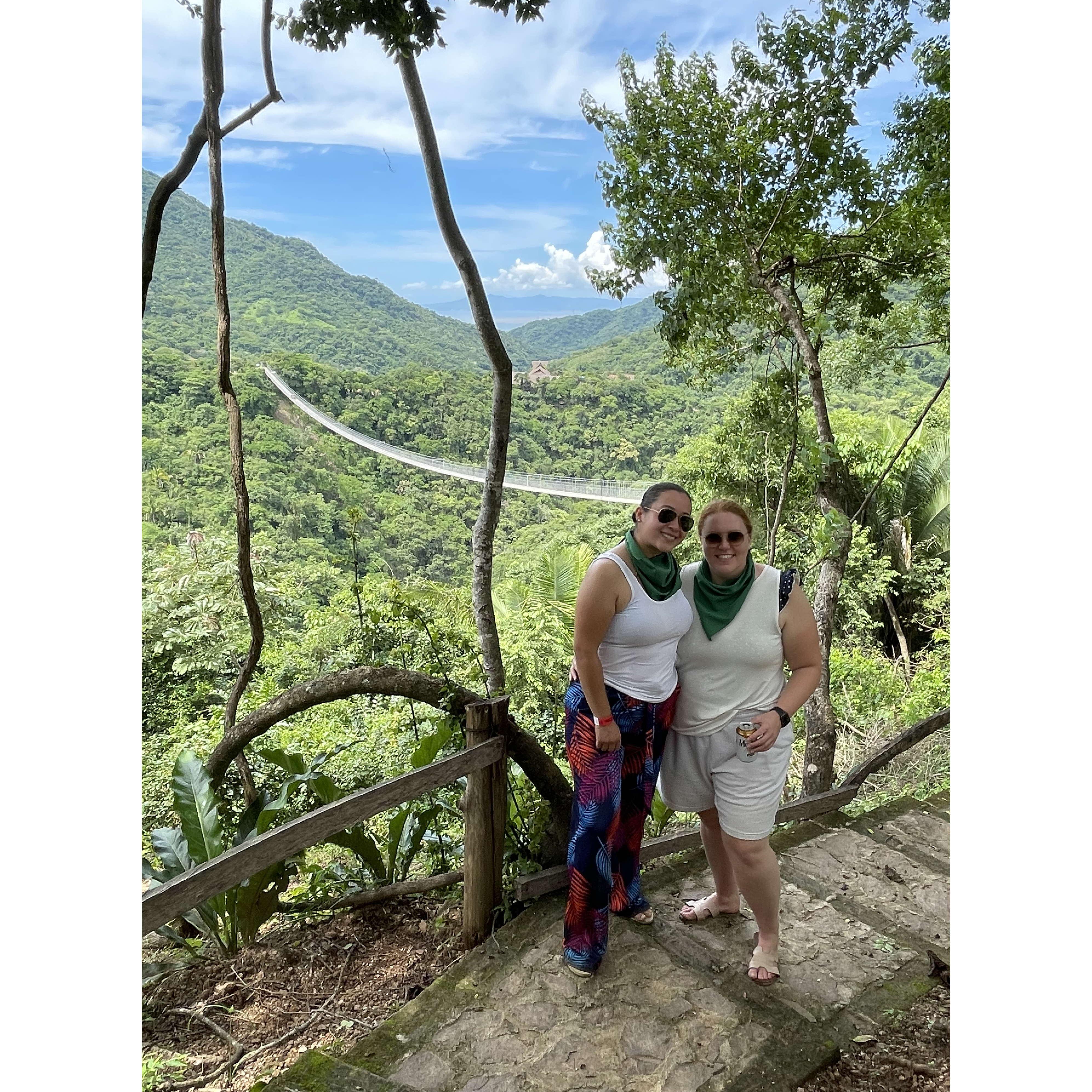 October 2021: Alexa's work trip to Puerto Vallarta where we fell in love with the beauty of the city and mountains. This is after an ATV tour in the jungle.