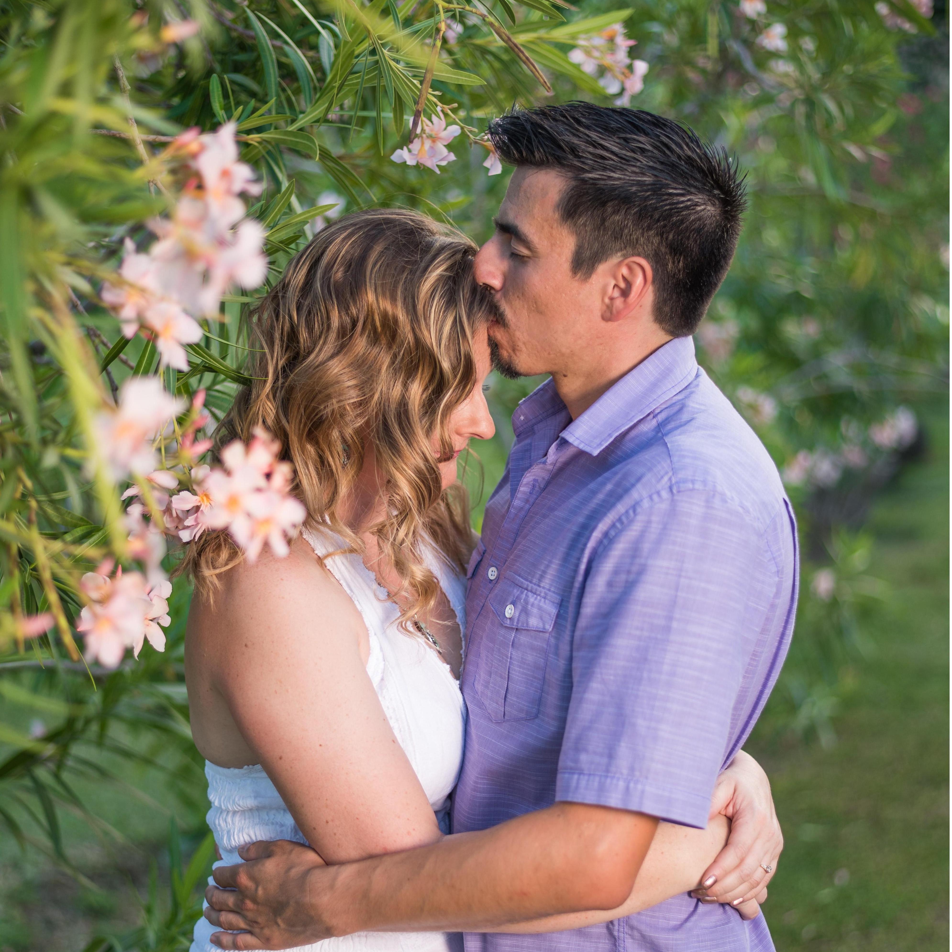 One of Erica's favorite things is when Sergio kisses her forehead.