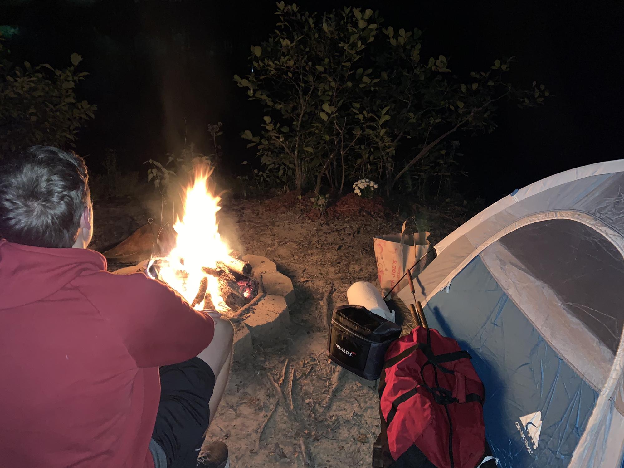 Never turn down spontaneous camping trips!