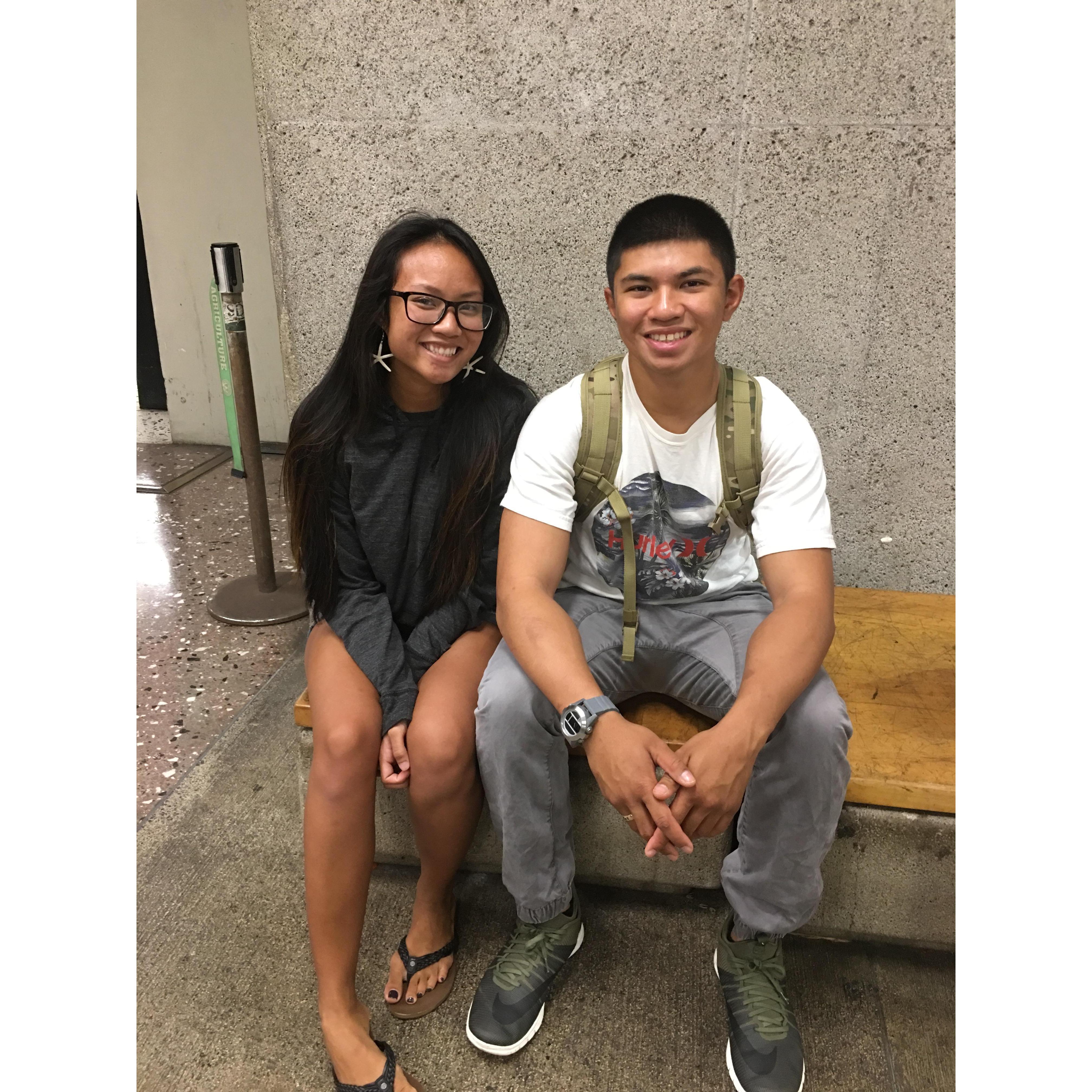 Micah left for college in NM, July 2016.
