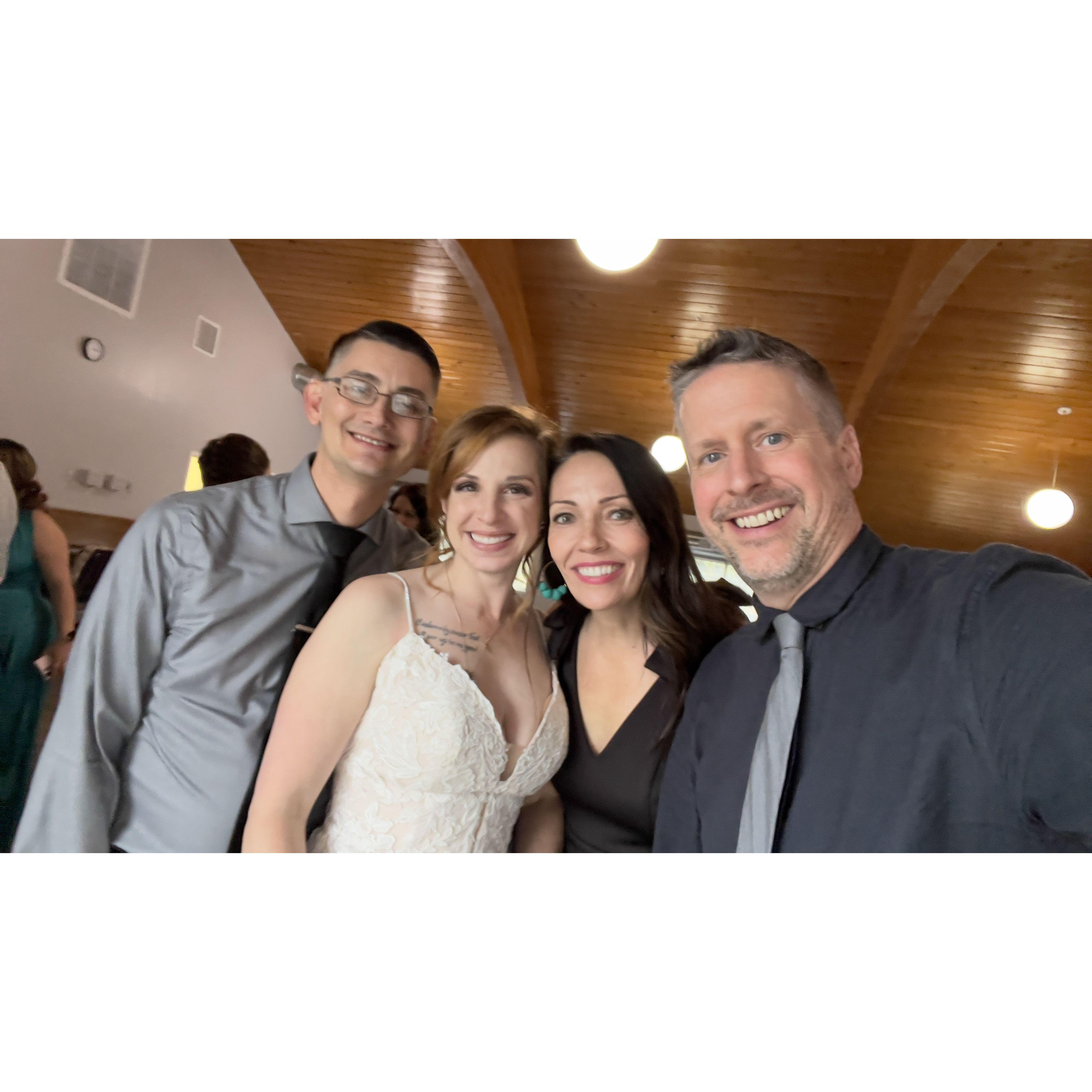 Our second wedding we photographed together and dear friends