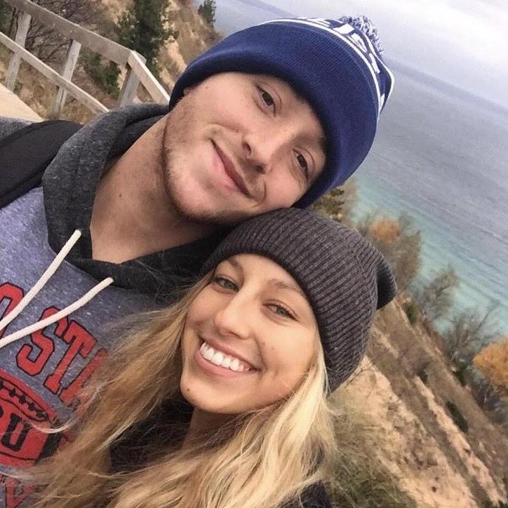 Hiking in Sleeping Bear Dunes, Michigan! One of our favorite places we have visited.
