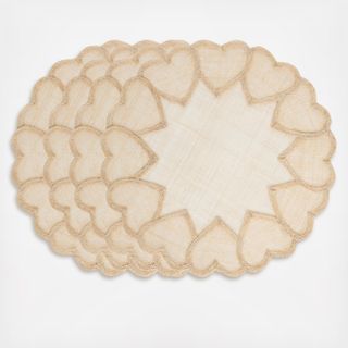 Heart Placemat, Set of 4