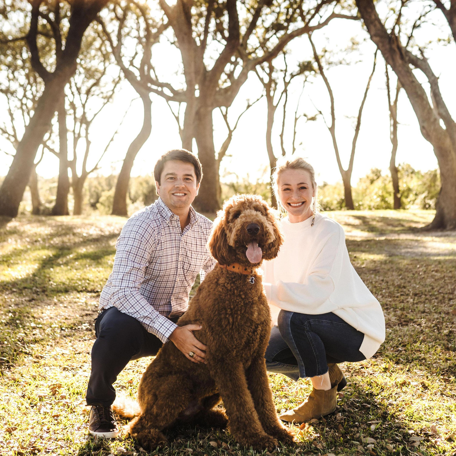 Engagement photos ft. Noodle!