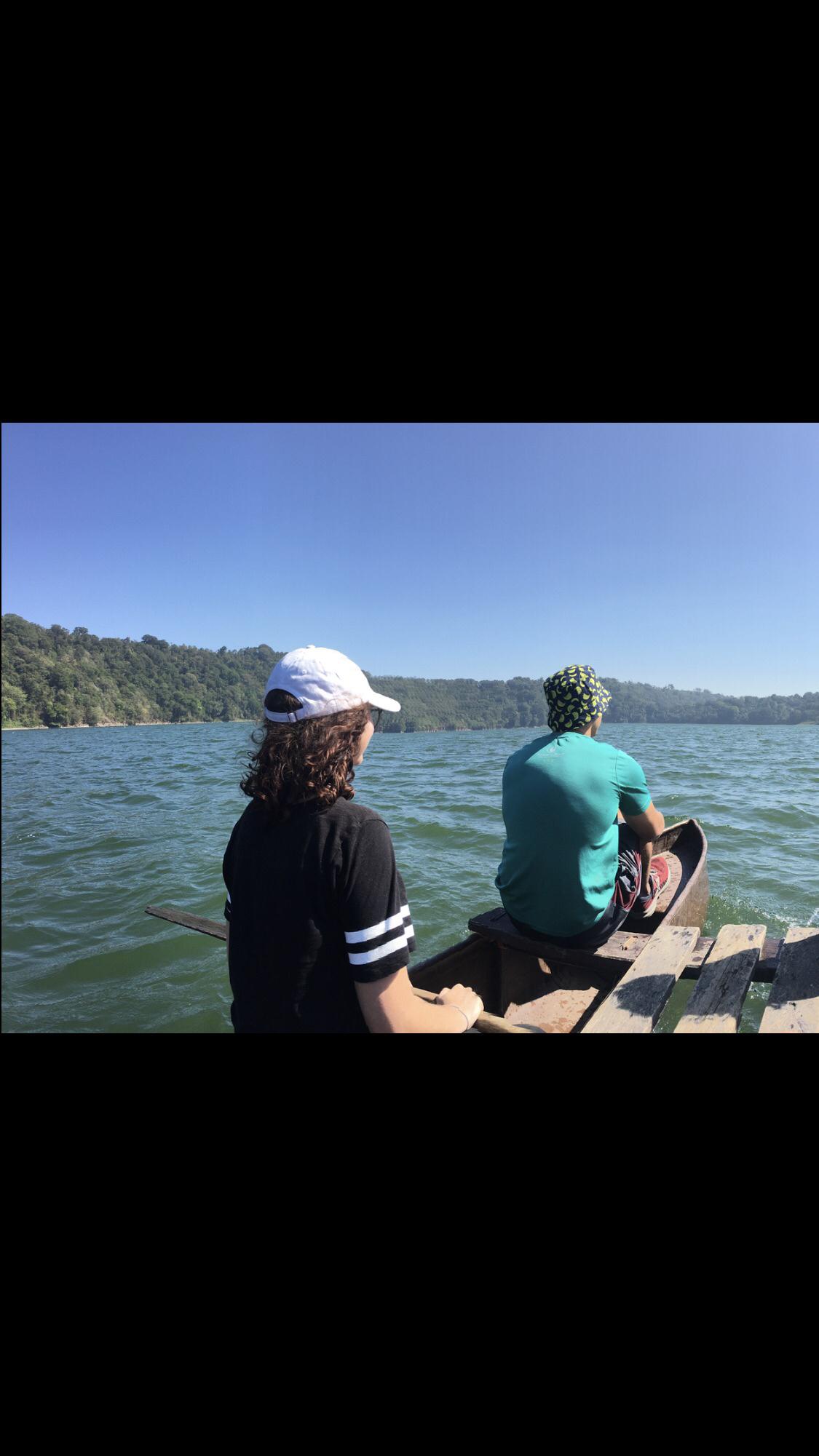 Canoeing on Tambligan Lake