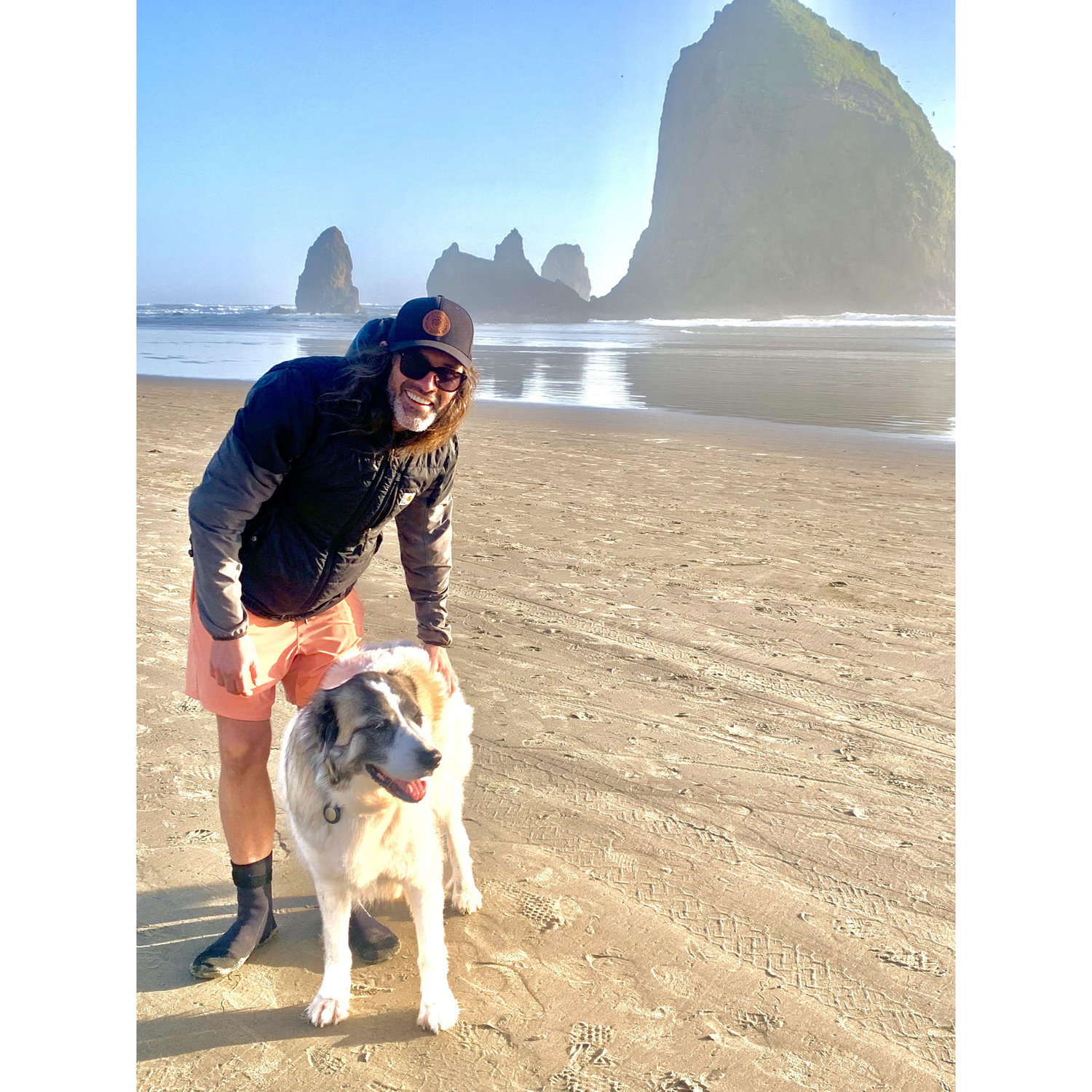 Ben and Olivia in Cannon Beach