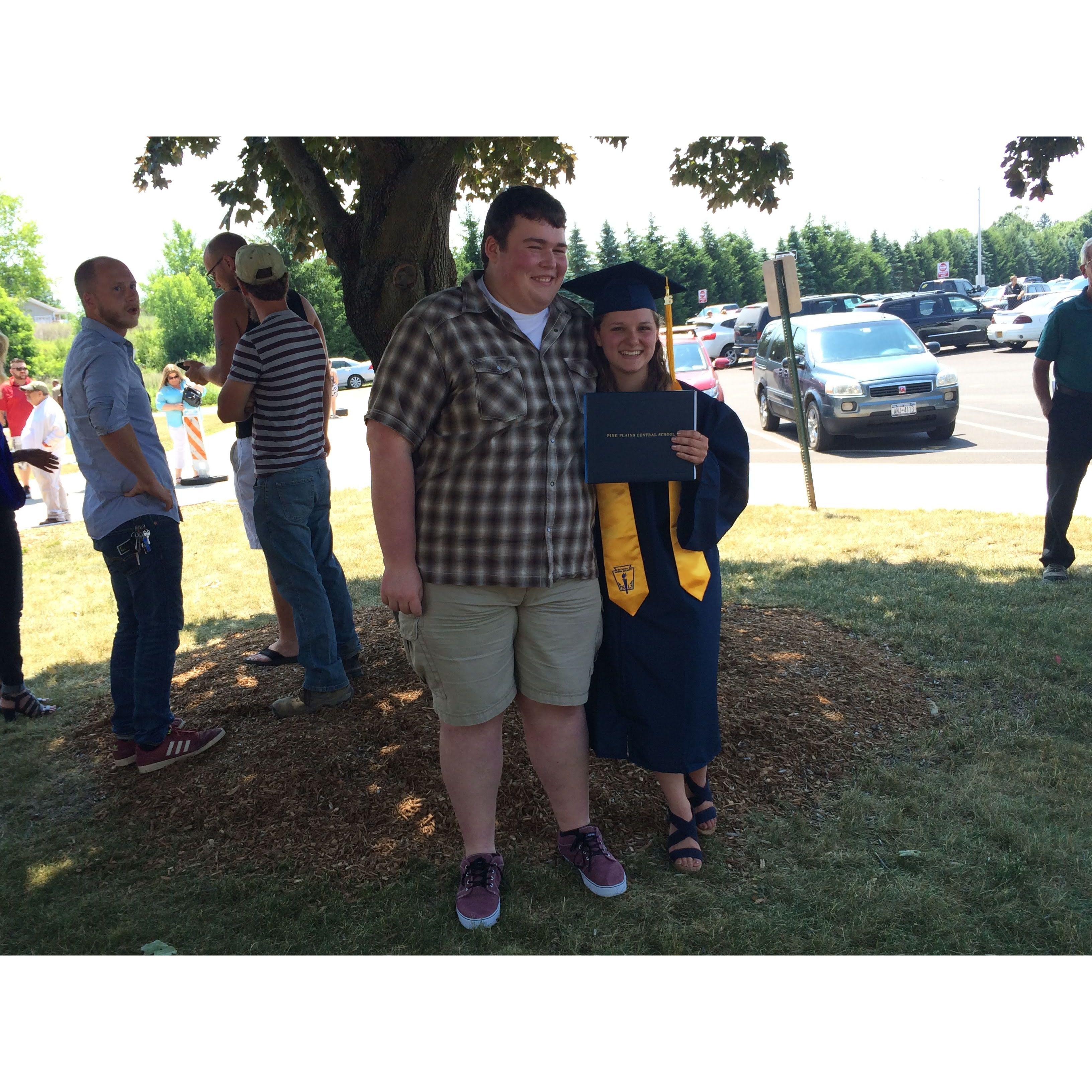 Juliana's high school graduation.