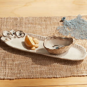Oyster Tray And Dip Set