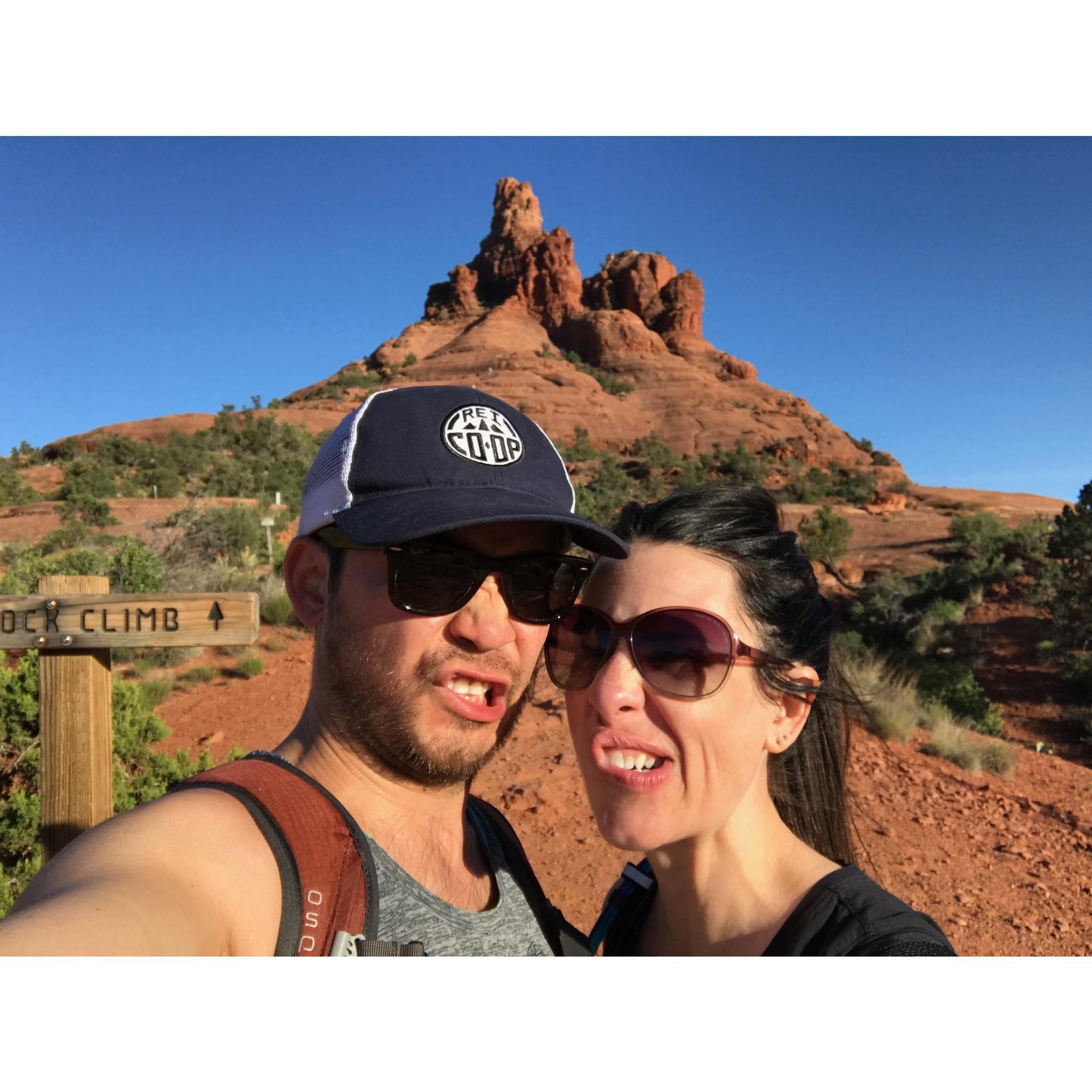 Finding some positive aura in Sedona, Arizona.