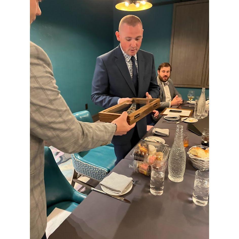 Duke Arrell of Howell recieving his Laurentee War Knife