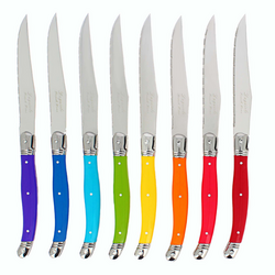 French Home Laguiole Steak Knives, Set of 8