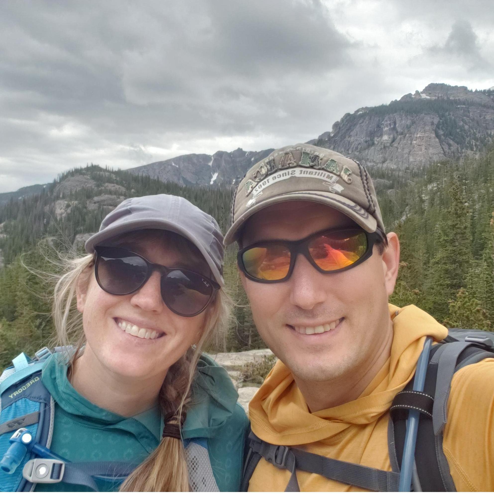 Winding our way back down from Loch Lake in Estes Park, CO.