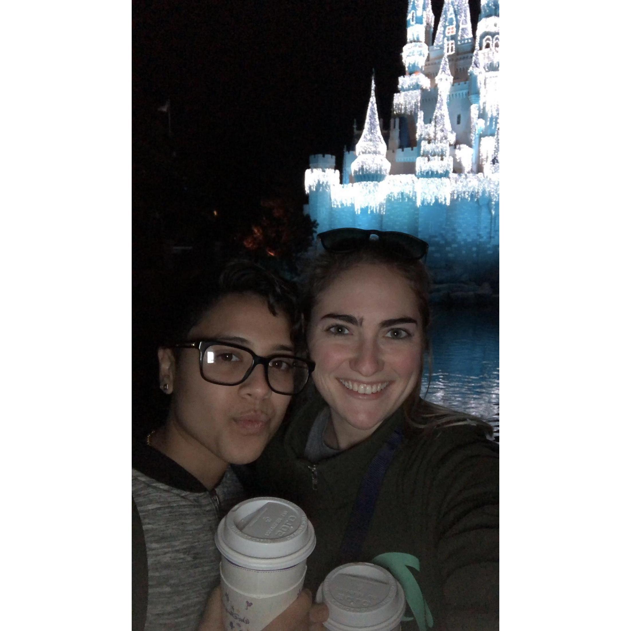Going to Disney is a must for them especially around Christmas time!