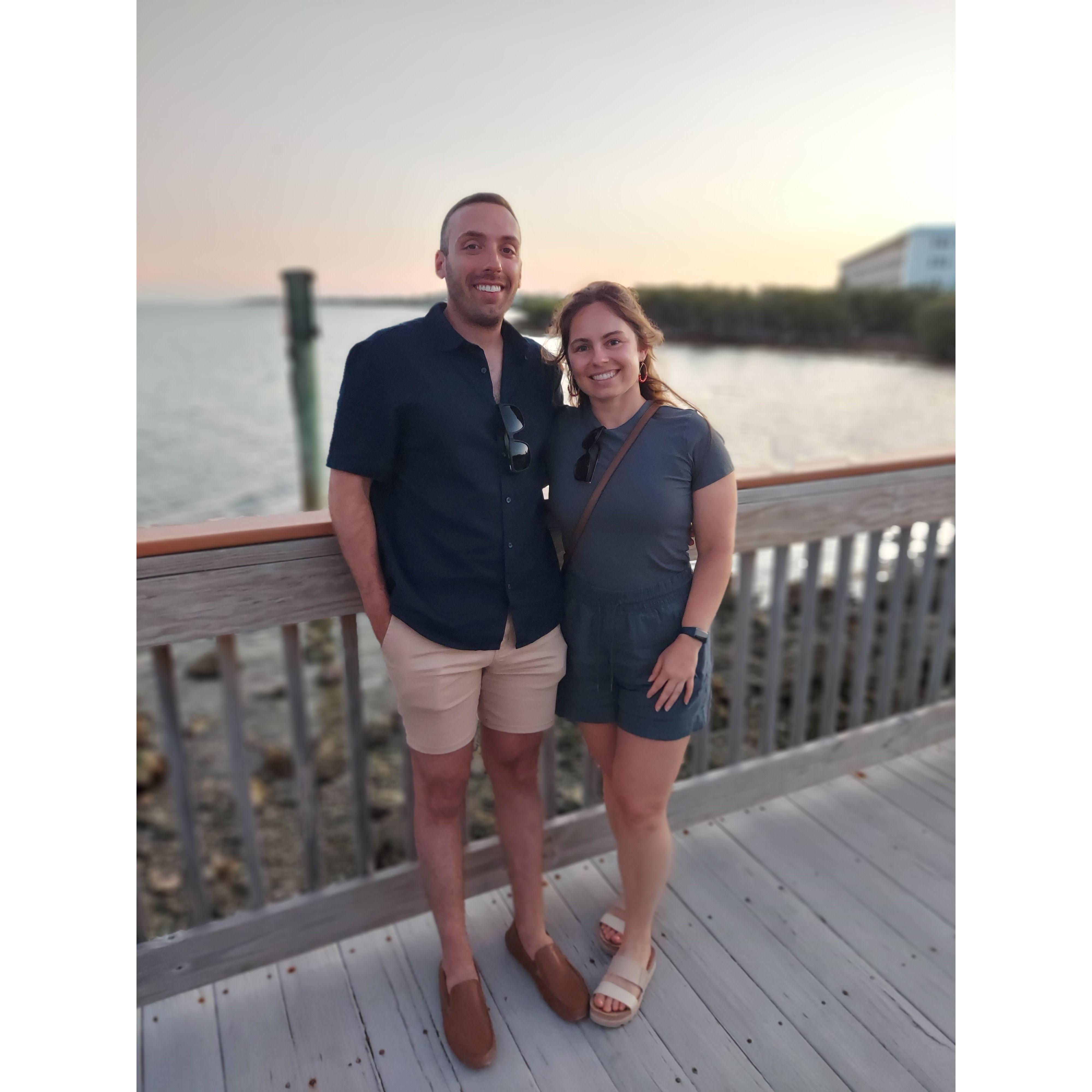 Lots of beautiful sunset walks in the Florida Keys.