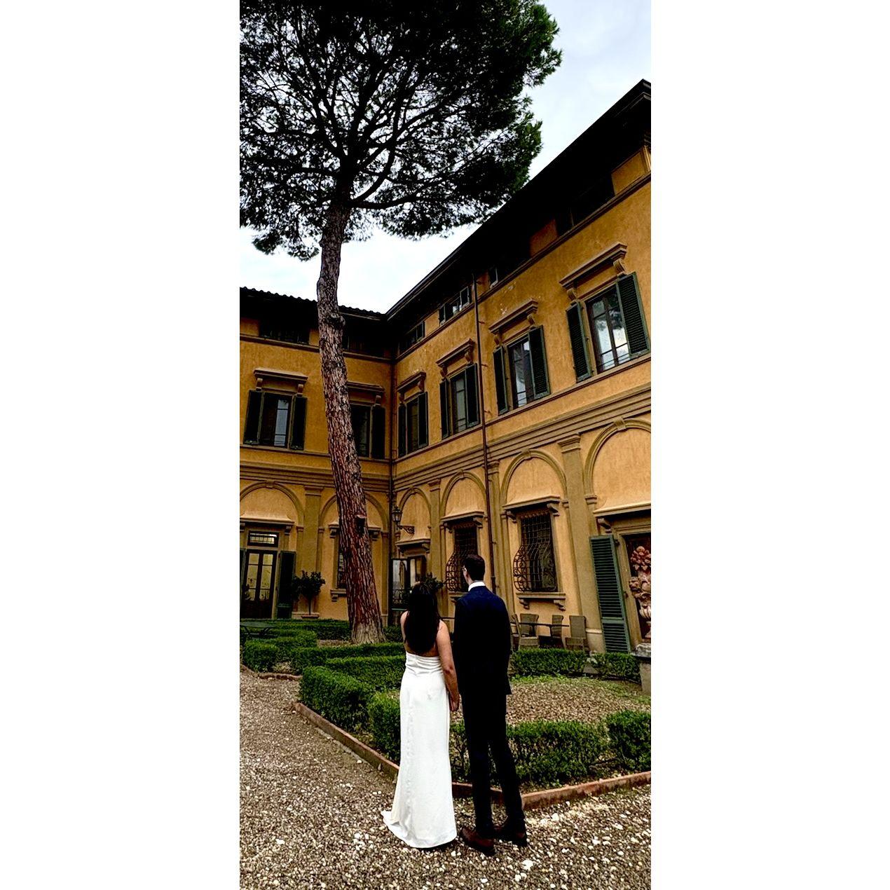 Back where it all started! In October 2024 we made our way back to the very campus where we met in Florence and got to walk down memory lane.