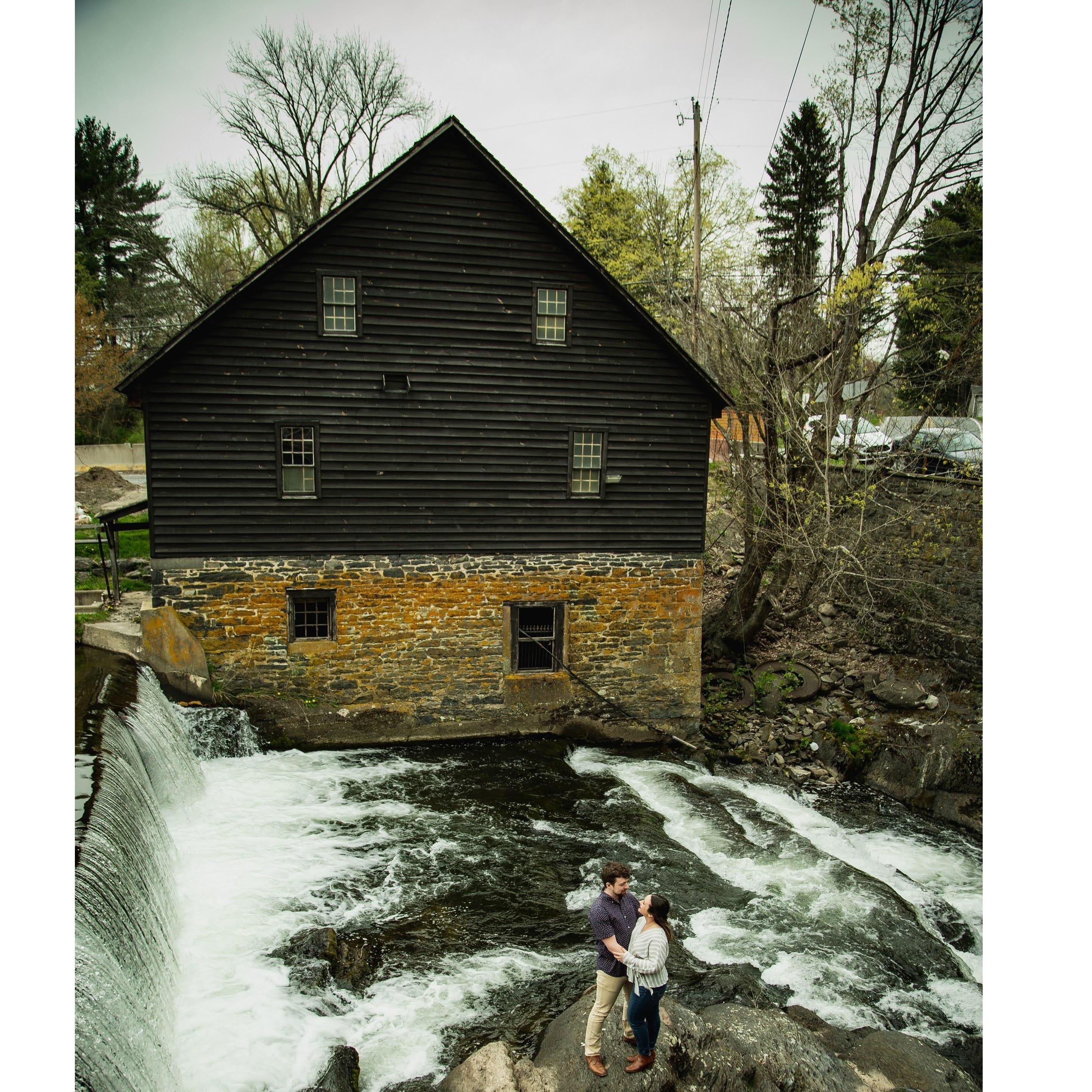 The Old Mill in Sciota, PA. Built in 1730
