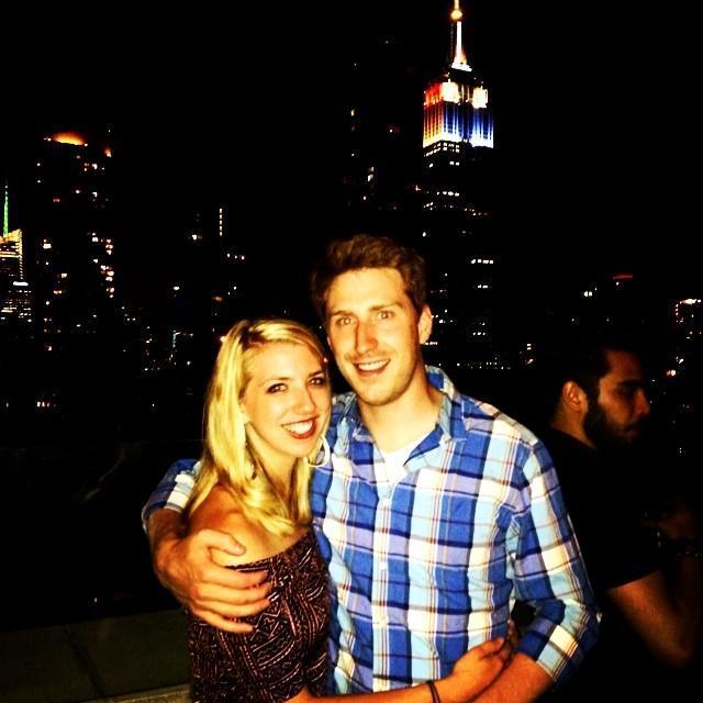 Enjoying the balmy nights in NYC