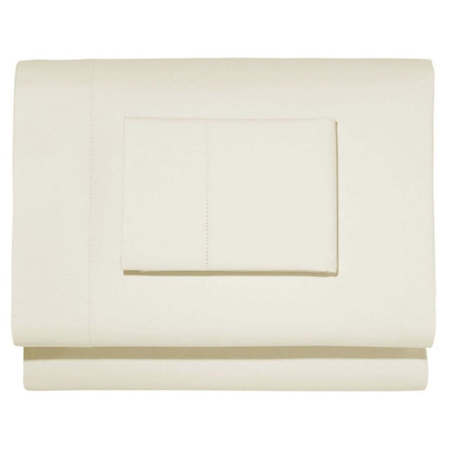 280-Thread-Count Pima Cotton Percale Sheet Set | Full, Cream
