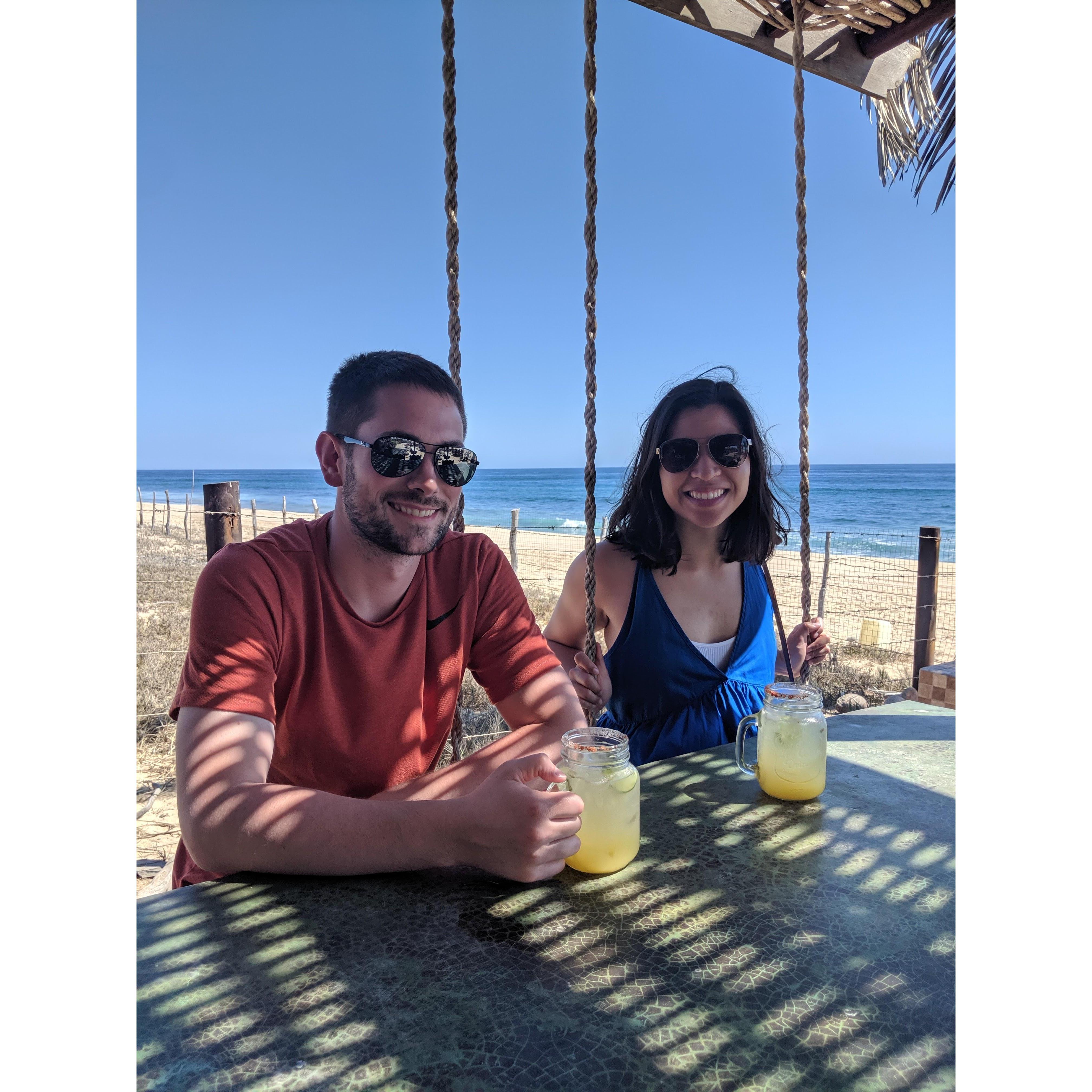 Hanging out at The Green Room in Todos Santos, June 2019.