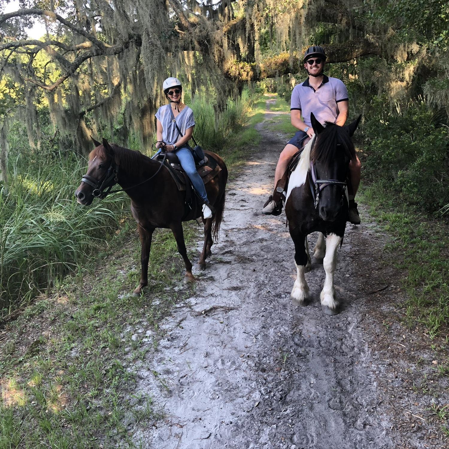 Horseback riding in Charleston, SC!