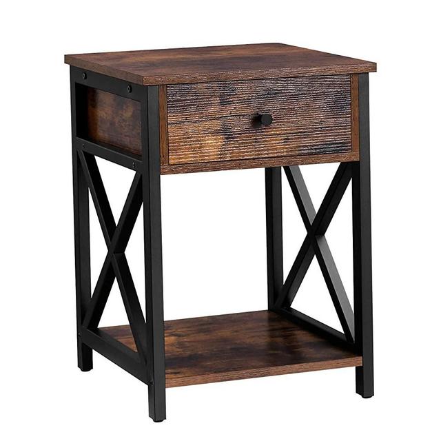 Rustic End Tables - Brown Nightstands