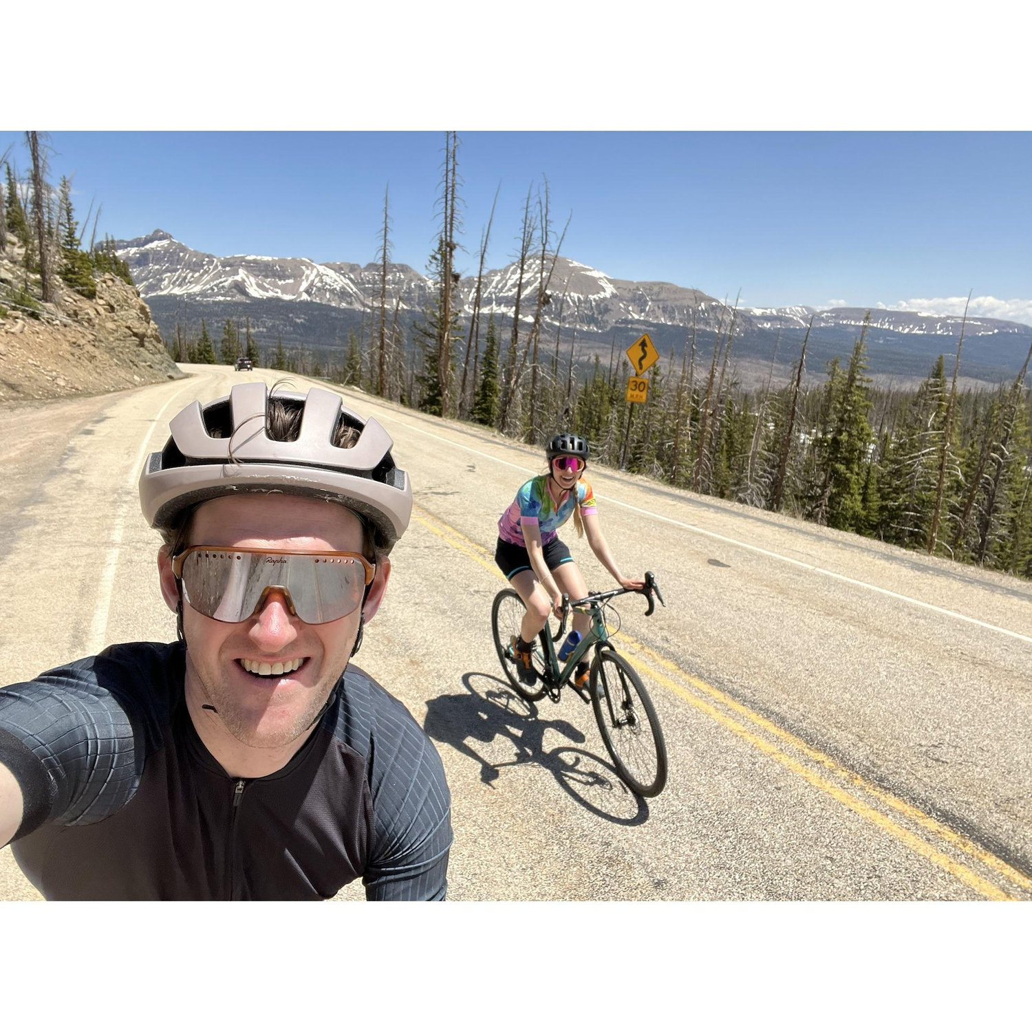 Cycling in Uintas, Utah