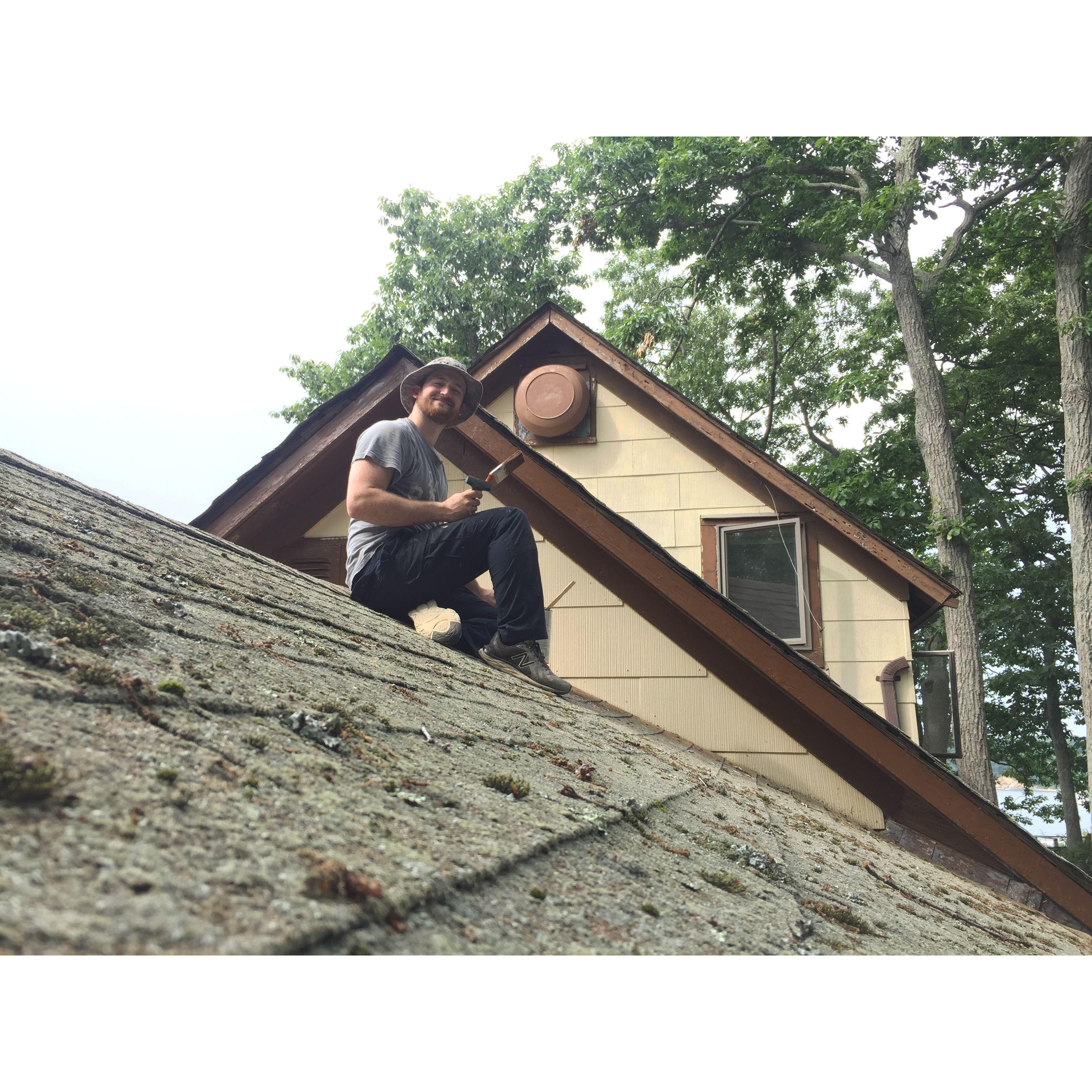 Working in Setauket, New York (June 2020)