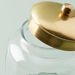 Golden Glass Bath Collection- large jar
