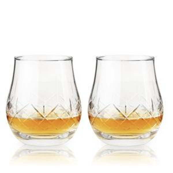 Admiral Crystal Whiskey Heavyweight Glasses