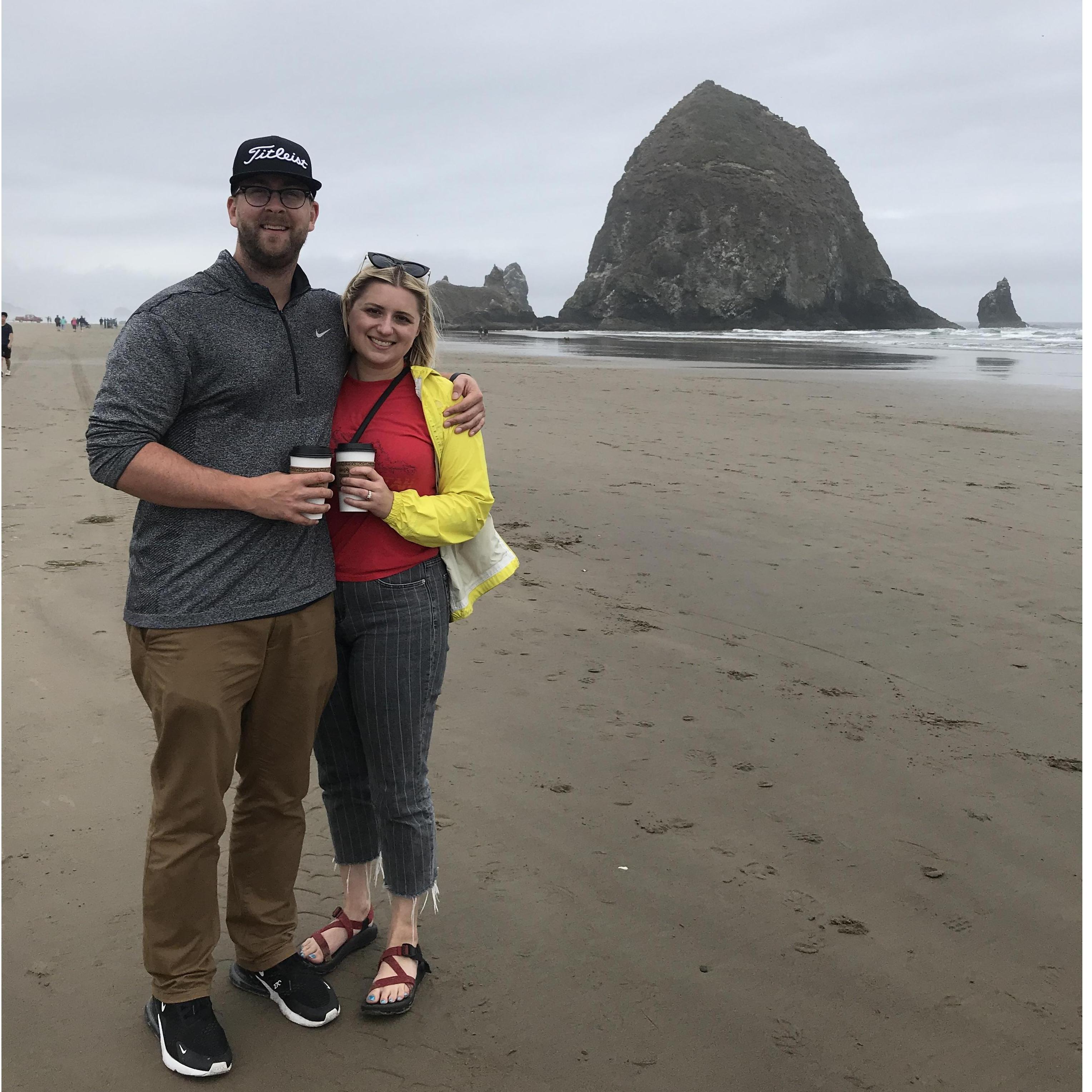 We love the coast and coffee.
Cannon Beach, OR
September 2019