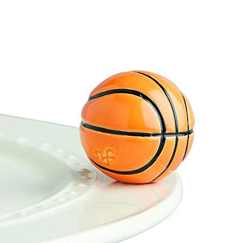 Nora Fleming Hand-Painted Mini: Hoop, There It is! (Basetball) A233