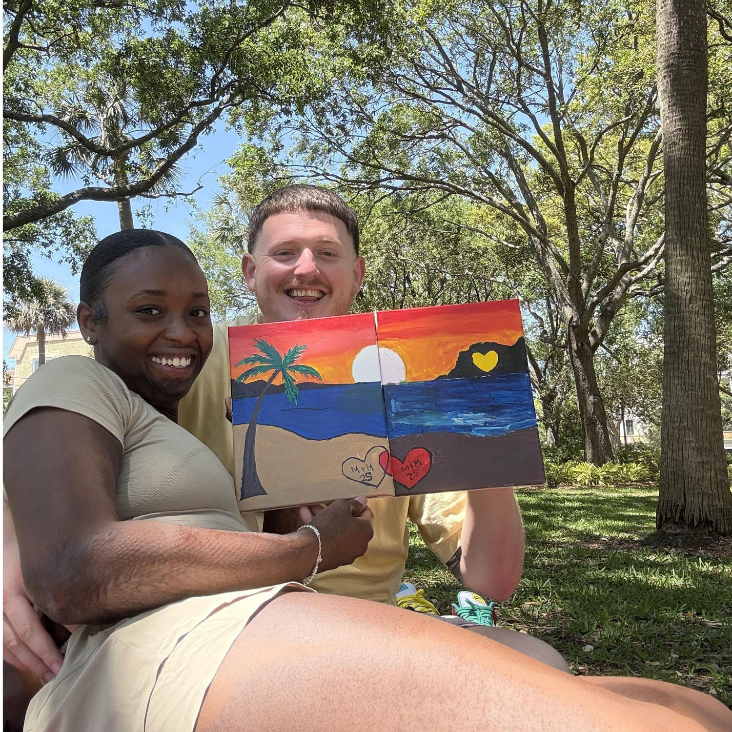 Our first park picnic
