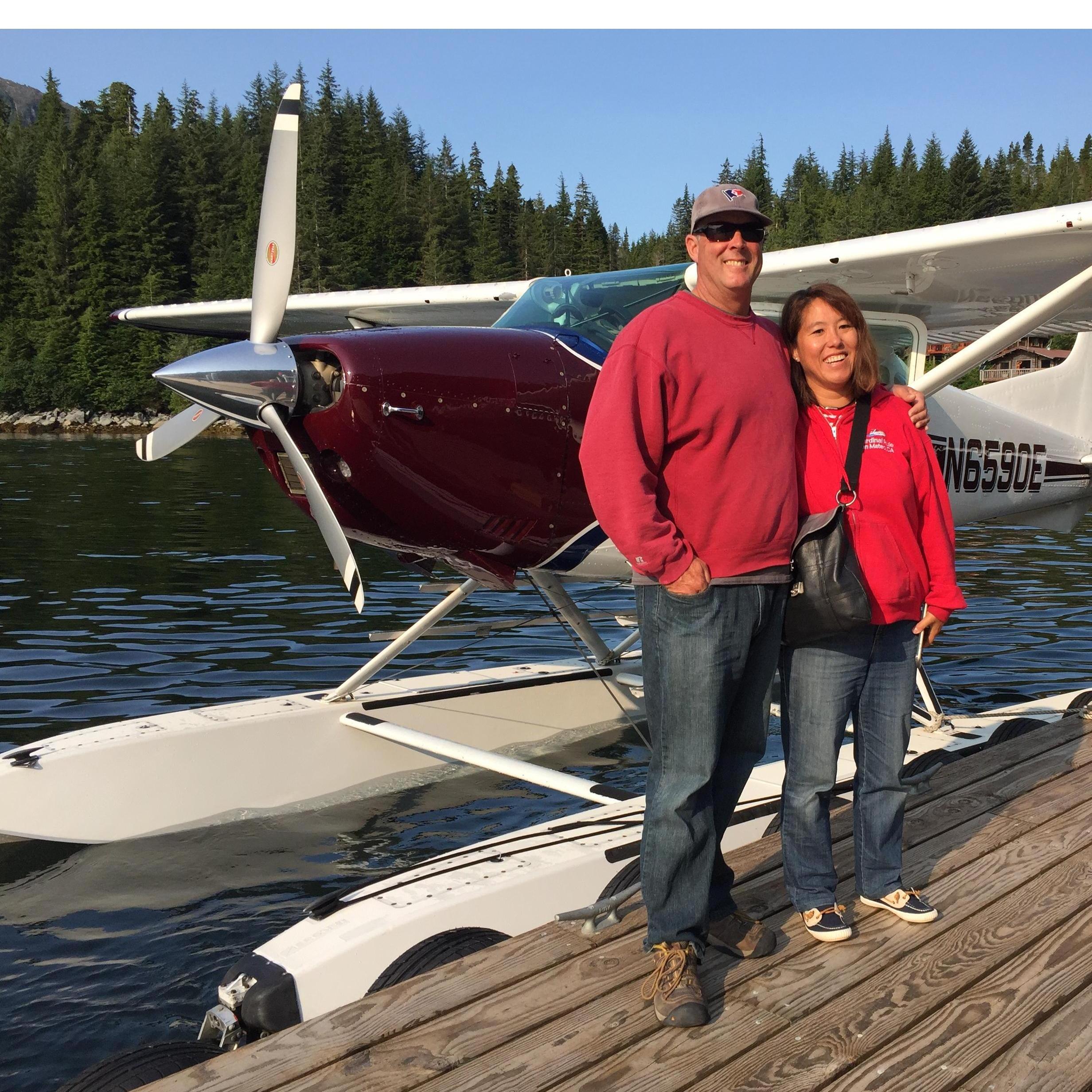 Our trip to Alaska to go see his Dad.