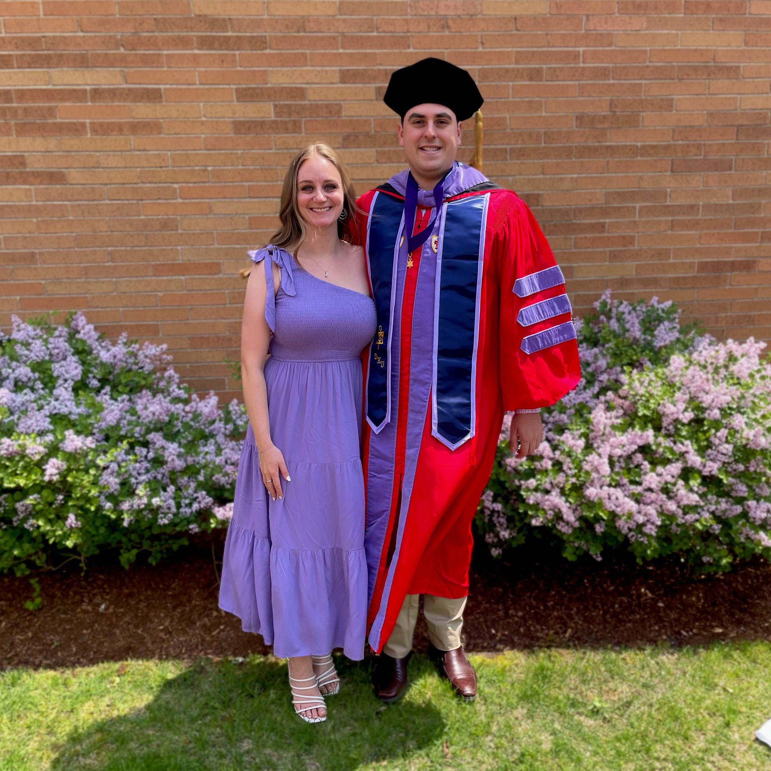 05.2023 - Andrew's Dental school graduation. And we couldn't be more excited that means long distance is over!
