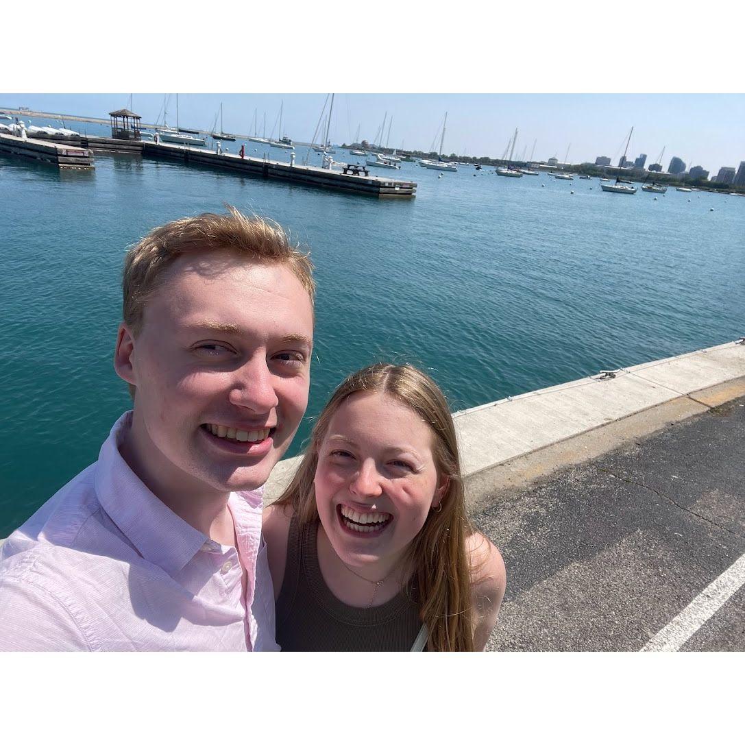 Joel spent a summer living in Chicago for an internship!