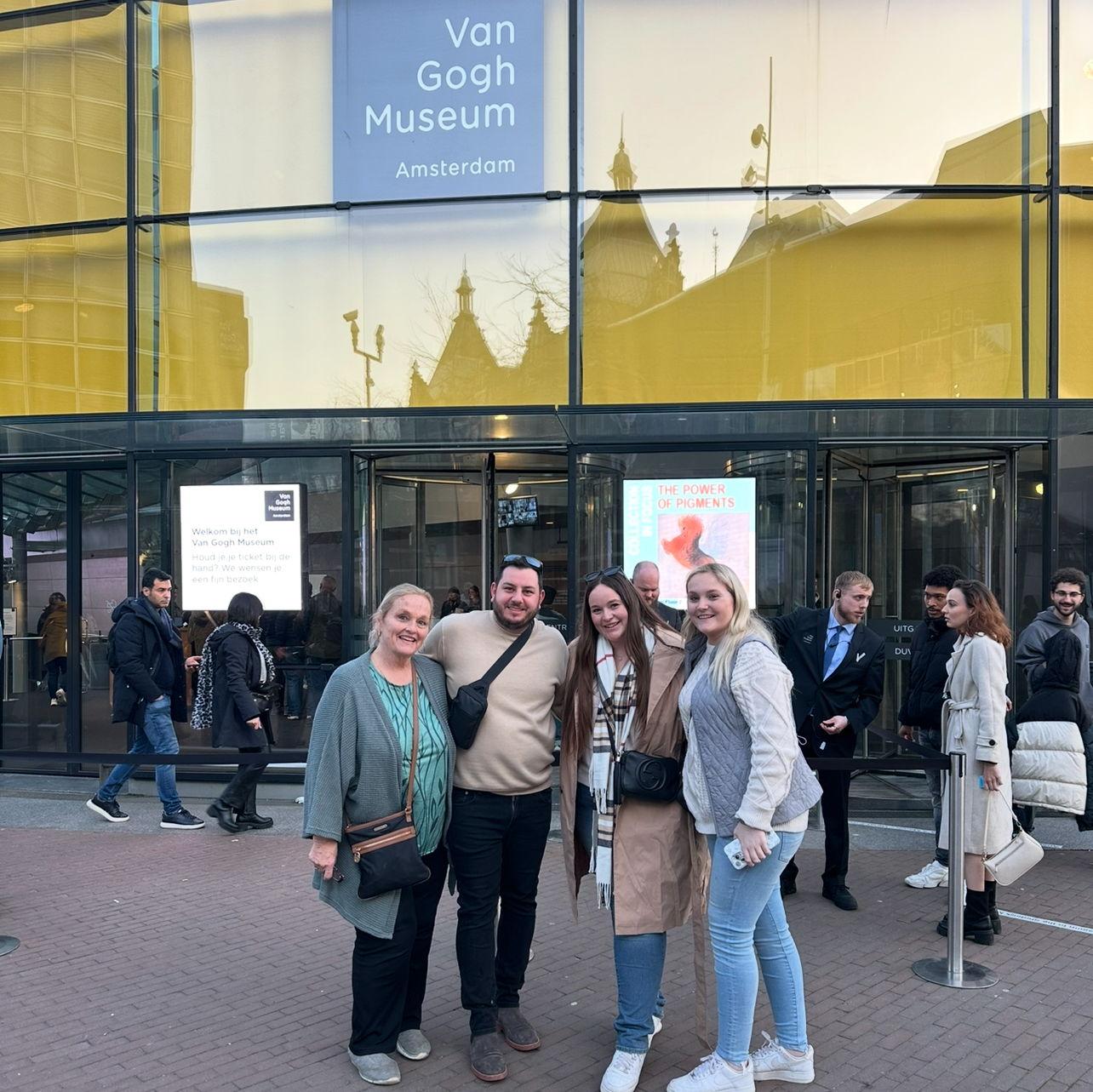 March 2025 - Van Gogh Museum with Lindsay's mom and sister