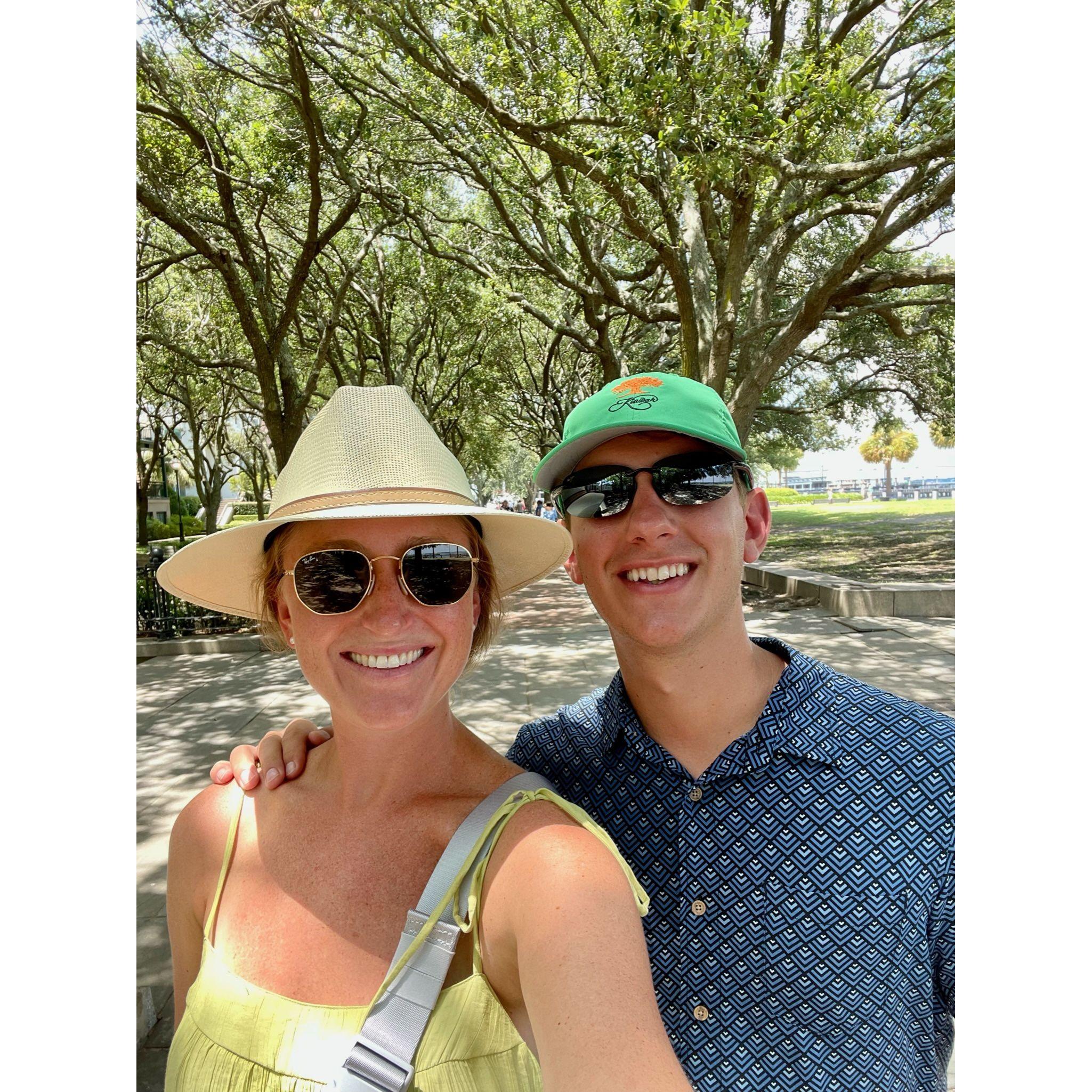 Exploring downtown Charleston